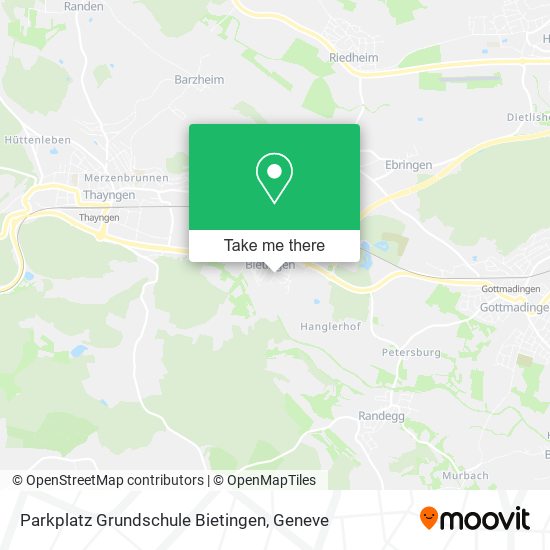 Parkplatz Grundschule Bietingen map