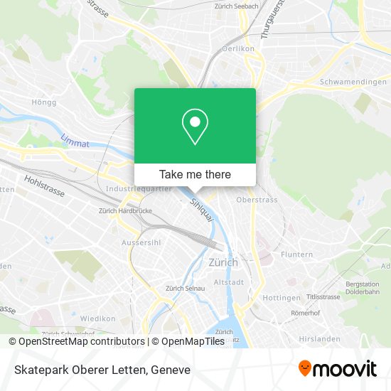 Skatepark Oberer Letten map