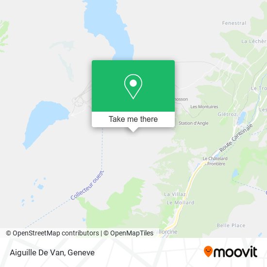 Aiguille De Van map