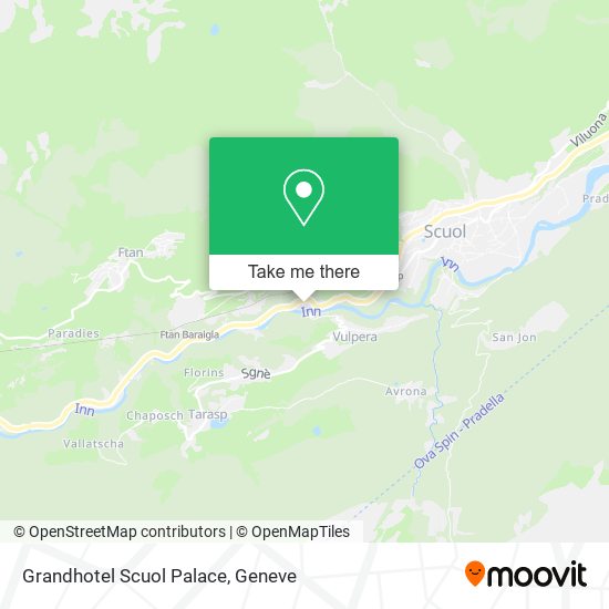 Grandhotel Scuol Palace map