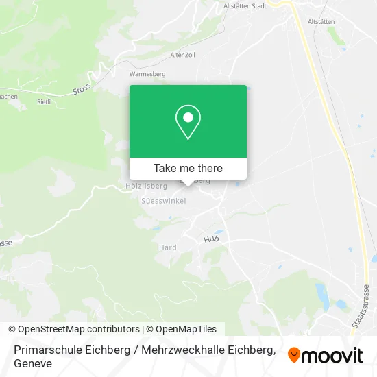 Primarschule Eichberg / Mehrzweckhalle Eichberg map