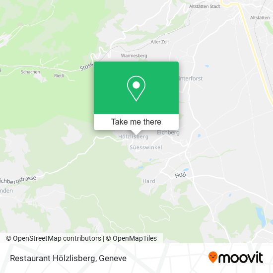 Restaurant Hölzlisberg map