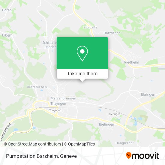 Pumpstation Barzheim map