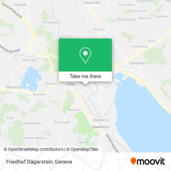 Friedhof Dägerstein map