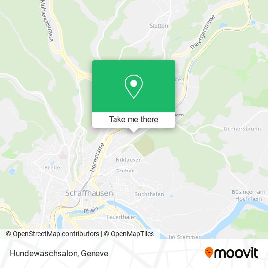 Hundewaschsalon map