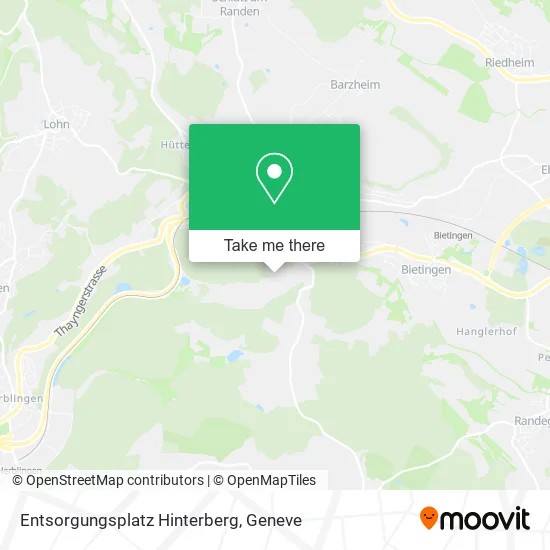 Entsorgungsplatz Hinterberg map
