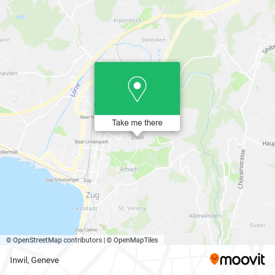 Inwil map