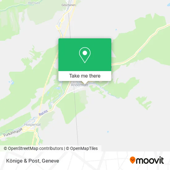 Könige & Post map