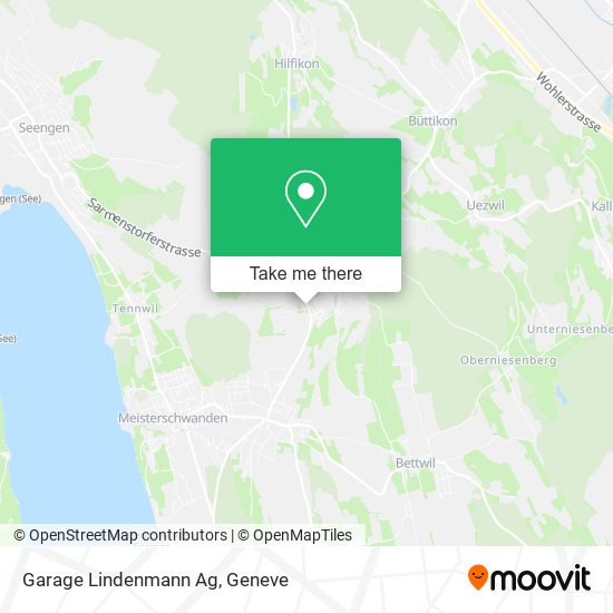 Garage Lindenmann Ag map