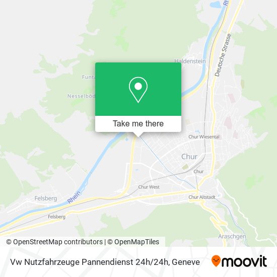 Vw Nutzfahrzeuge Pannendienst 24h / 24h map