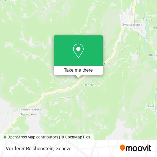 Vorderer Reichenstein map