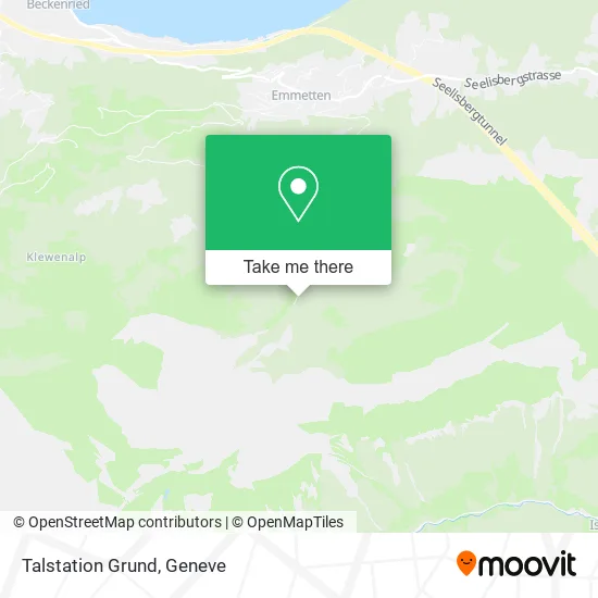 Talstation Grund map
