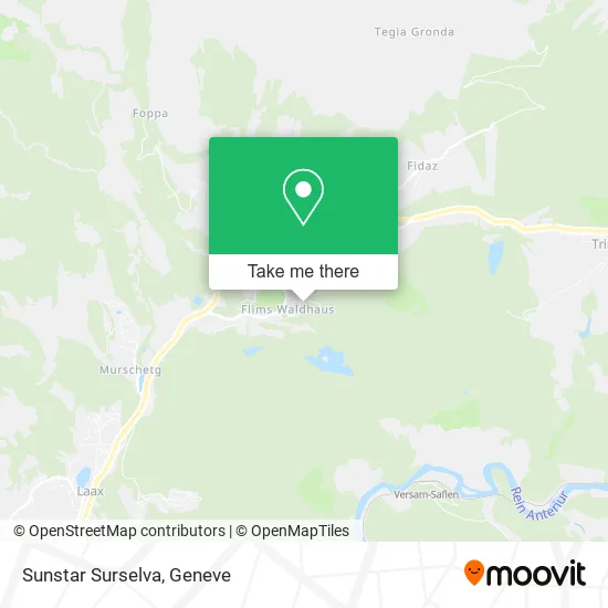 Sunstar Surselva map
