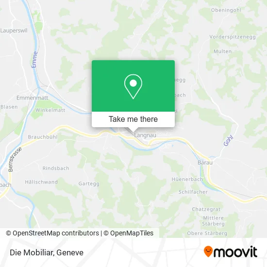 Die Mobiliar map