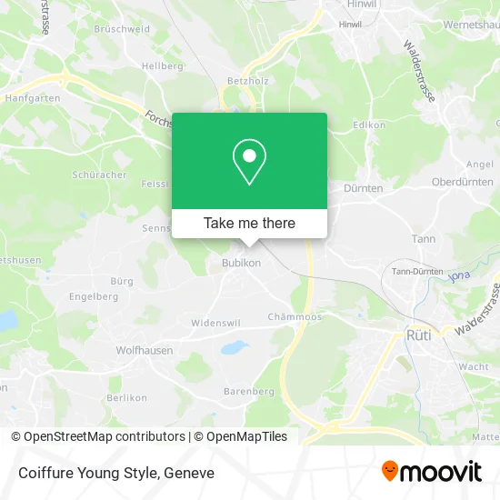 Coiffure Young Style map