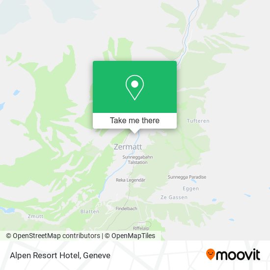 Alpen Resort Hotel map