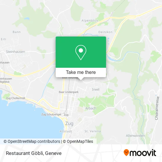 Restaurant Göbli map