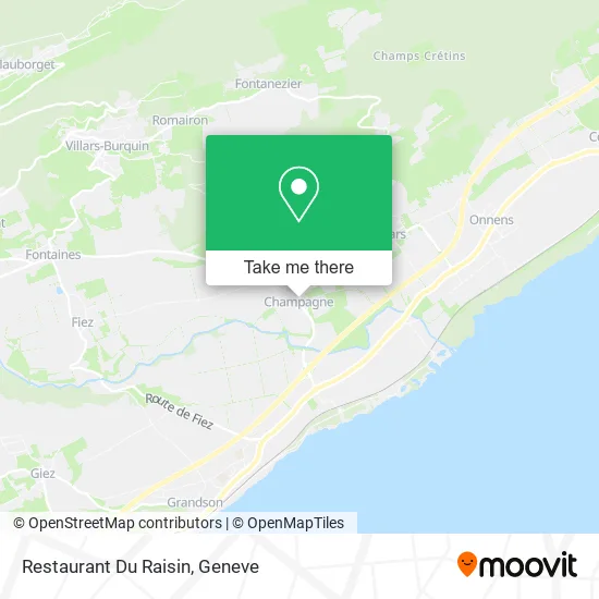 Restaurant Du Raisin map