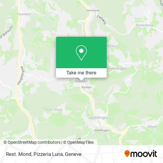 Rest. Mond, Pizzeria Luna map