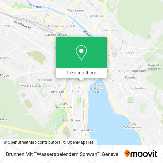 Brunnen Mit ""Wasserspeiendem Schwan"" map