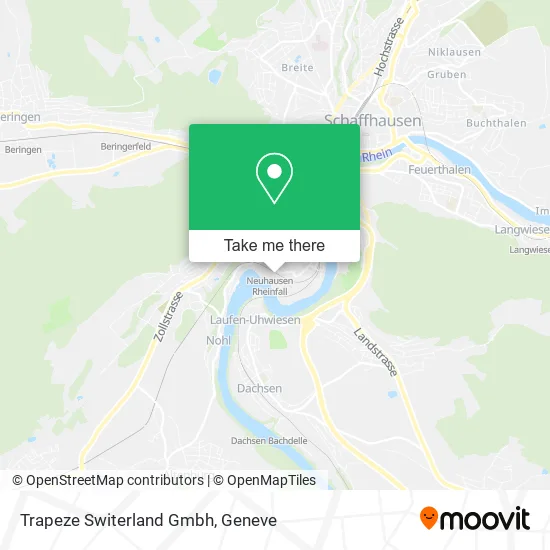 Trapeze Switerland Gmbh map