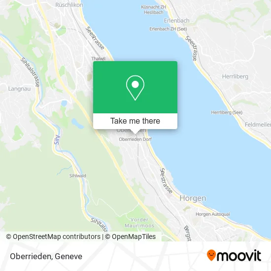 Oberrieden map