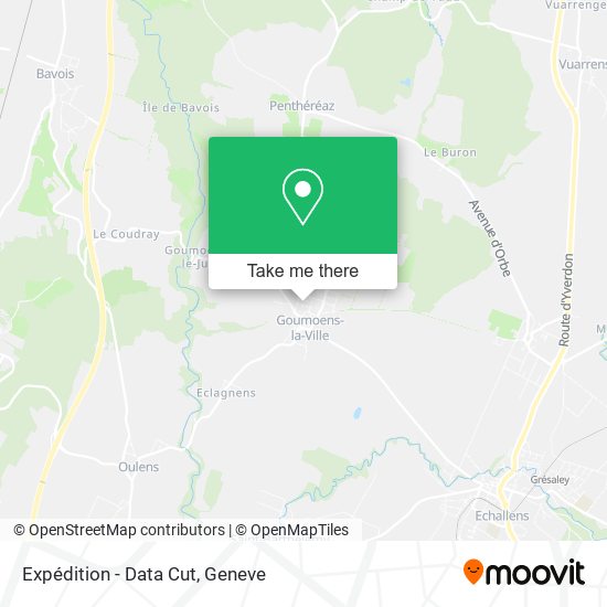 Expédition - Data Cut map