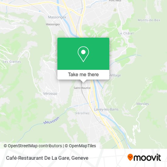 Café-Restaurant De La Gare map