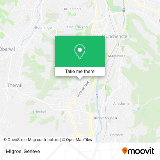 Migros map