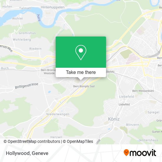 Hollywood map