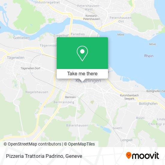 Pizzeria Trattoria Padrino map
