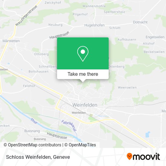 Schloss Weinfelden map