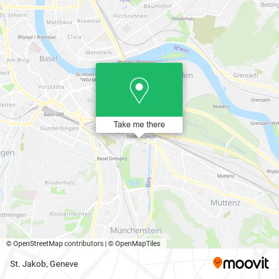St. Jakob map