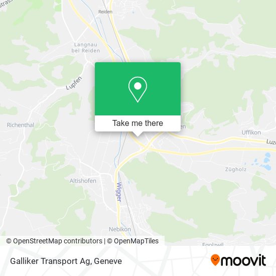 Galliker Transport Ag map