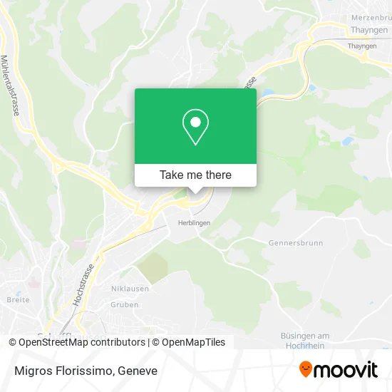 Migros Florissimo map