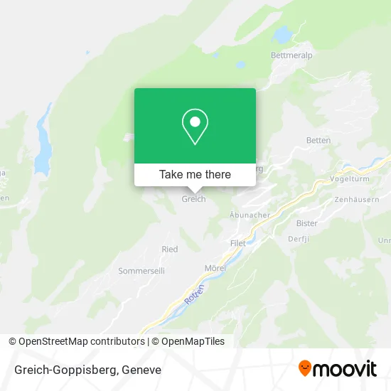 Greich-Goppisberg map