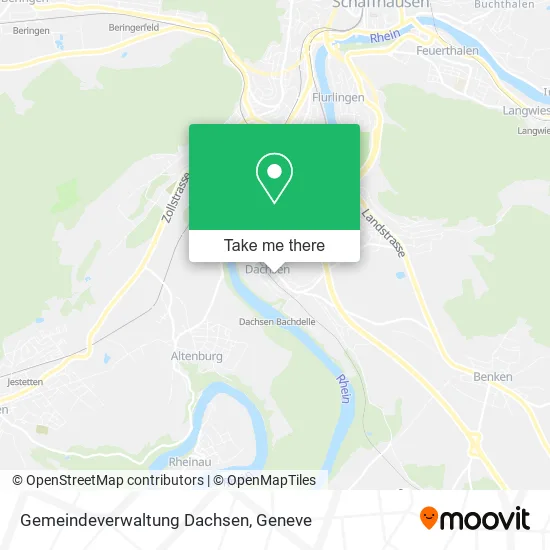 Gemeindeverwaltung Dachsen plan