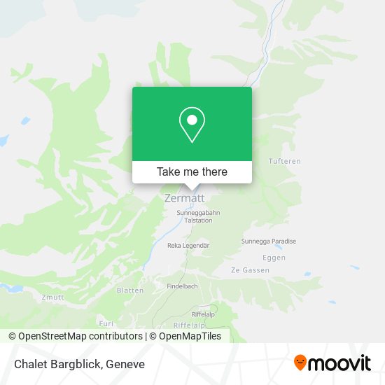 Chalet Bargblick map