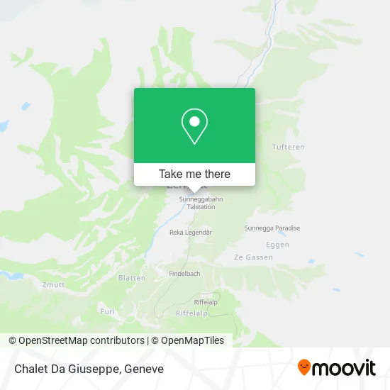 Chalet Da Giuseppe map