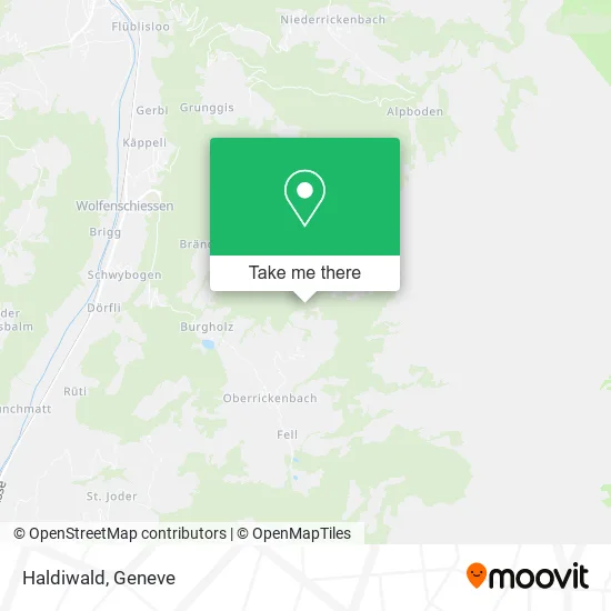 Haldiwald map