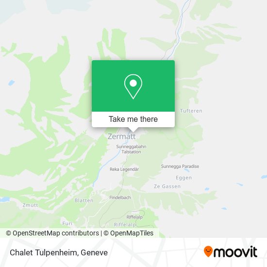 Chalet Tulpenheim map