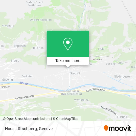 Haus Lötschberg map