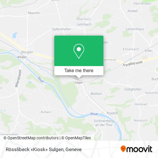 Rösslibeck «Kiosk» Sulgen map
