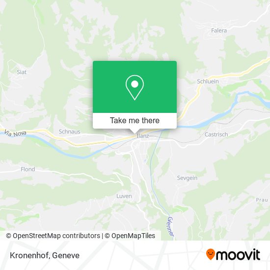 Kronenhof map