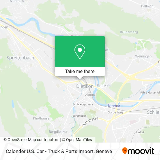 Calonder U.S. Car - Truck & Parts Import map