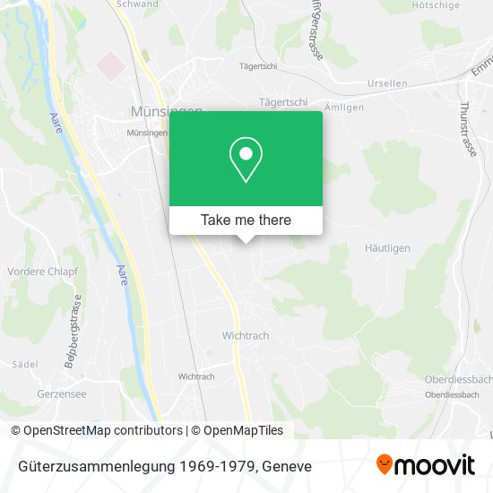 Güterzusammenlegung 1969-1979 map