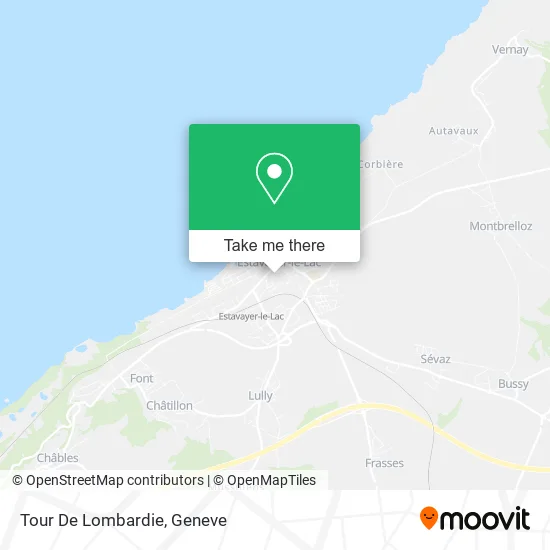 Tour De Lombardie map