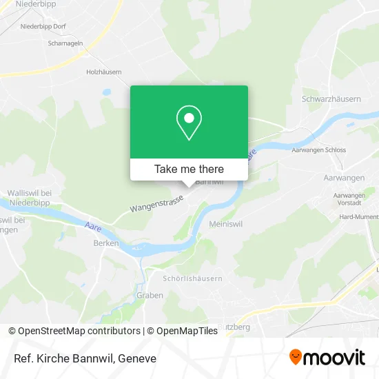 Ref. Kirche Bannwil map