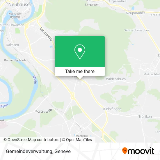 Gemeindeverwaltung map