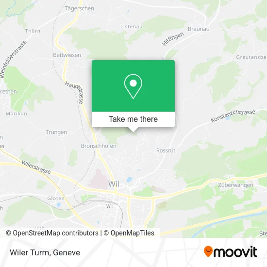 Wiler Turm map